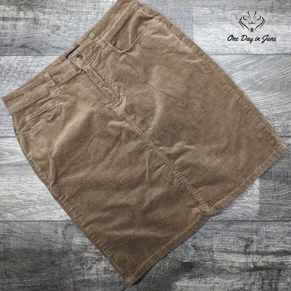 Chaps Petite Corduroy Skirt Size 12P - Picture 1 of 5